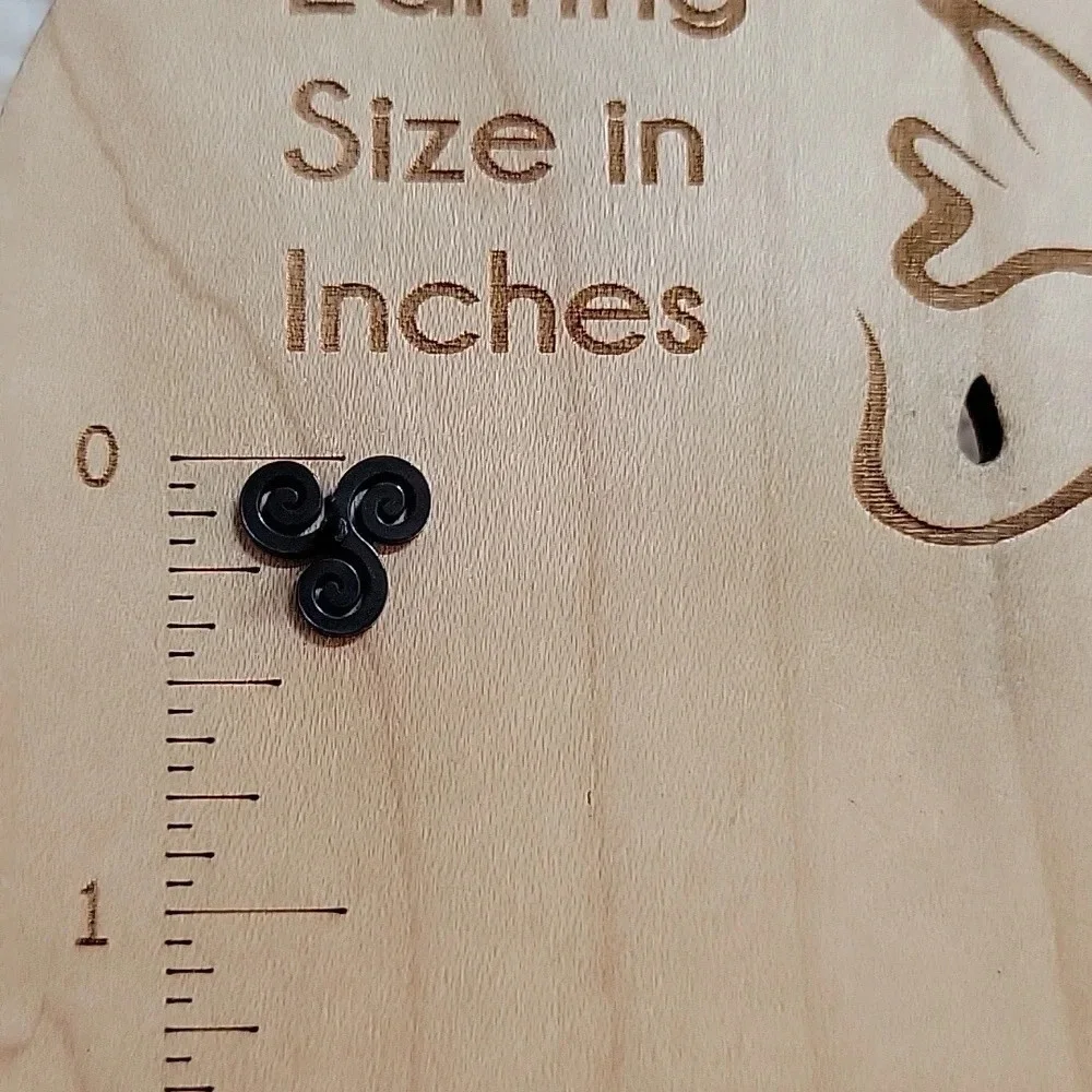 🔥LAST PAIR🔥 Celtic Triskele Stud Earrings, choice of color